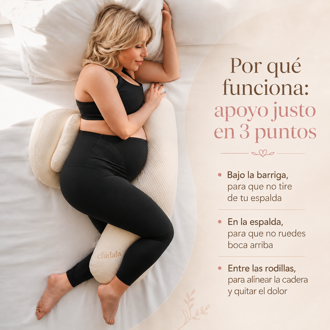 Almohada de Embarazo Cuídala